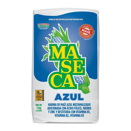 Maseca Blue Corn Flour Masa for Tortillas - 2.2 lbs - Nativo