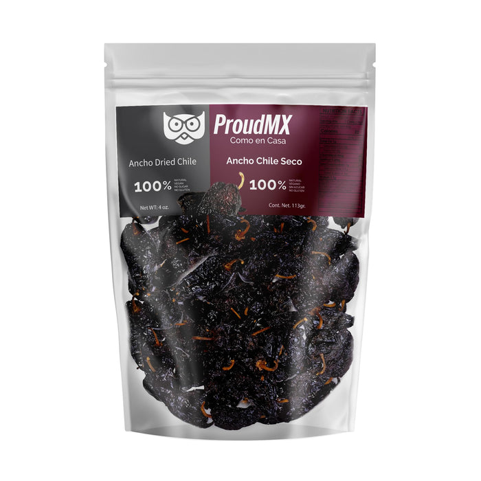 Authentic Mexican Dried Chiles ProudMX - Chiles Secos - a Flavorful Fiesta in Every Bite (Ancho) - Nativo