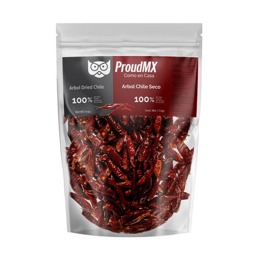 Authentic Mexican Dried Chiles ProudMX - Chiles Secos - a Flavorful Fiesta in Every Bite (Arbol) - Nativo