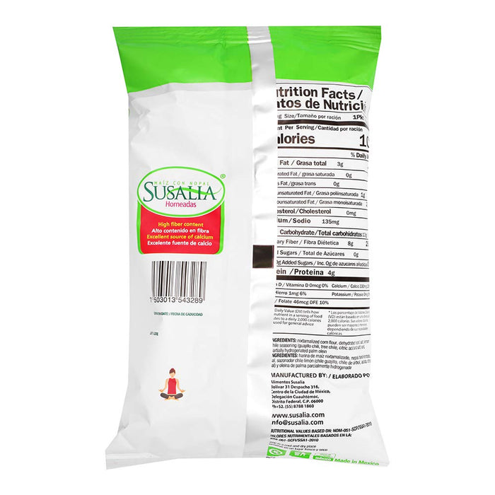 Baked Hot & Spicy corn and cactus chips Susalia Enchiladas 100 Calories Per Bag 3 Pack - Nativo