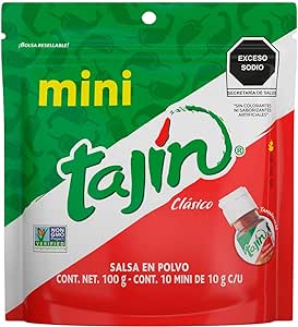 Tajin Seasoning with Lime 10 Minis to Go, 10/.35 Oz. Bottles by Tajin - Nativo