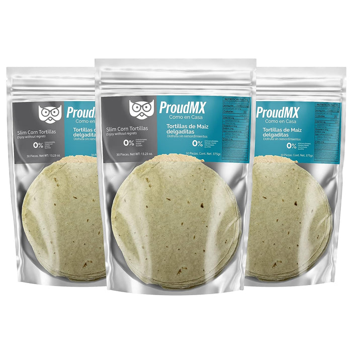 Low carb Tortillas - Pack of 30 count, Gluten free, healthy - Net WT 13.23oz (375gr) - Nativo