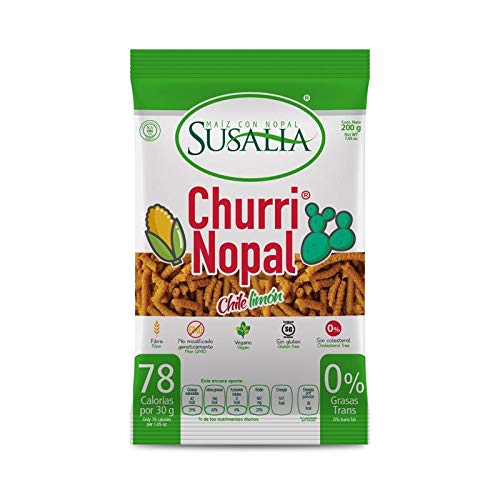 Susalia Baked Cactus and Corn CHURRINOPAL 200GR - Case with 10 Bags of 7.05 oz
- Nativo