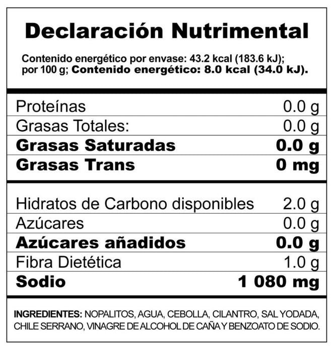 Nopalitos Tender Cactus - Herdez 30oz - Nativo