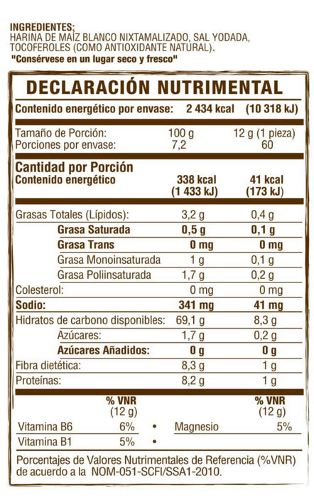 3 Pack SANISSIMO 100% Corn Tostadas (240g each) of big tostadas gluten free CRUNCH - Nativo