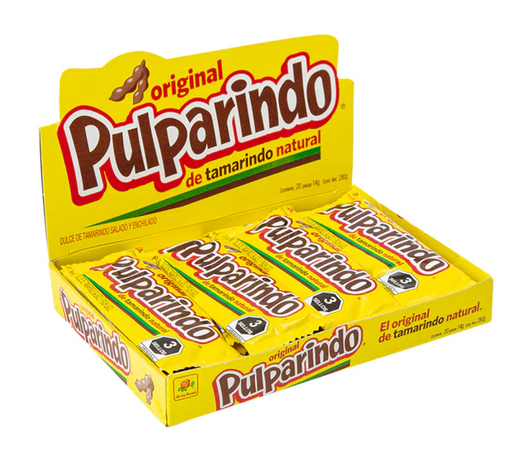 Tamarind Mexican Candy Pulparindo by De La Rosa - 20 ct - Nativo