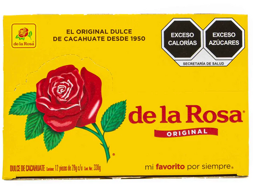 De la Rosa Peanut Mazapan Mexican Candy - 40 ct - Nativo