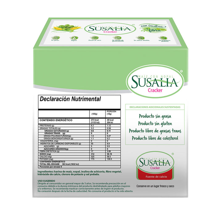 Susalia Baked Cactus and Corn TOSTADAS - 7.05oz - Nativo