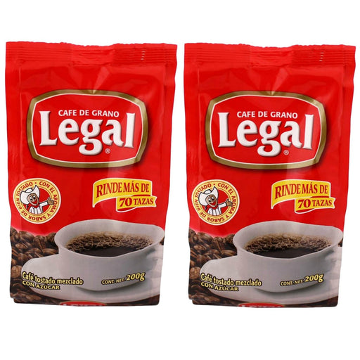 Cafe Legal Mexican Ground Coffee 7 Ounces (Pack of 2) - Cafe Legal Mexicano (Pack of 2) - Nativo