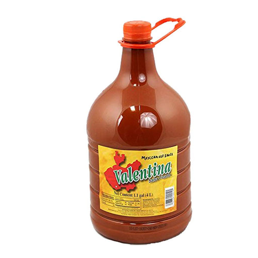 Valentina Salsa Picante - Most Famous Mexican Hot Sauce with 4 Litros (1.1 Galones) - Nativo