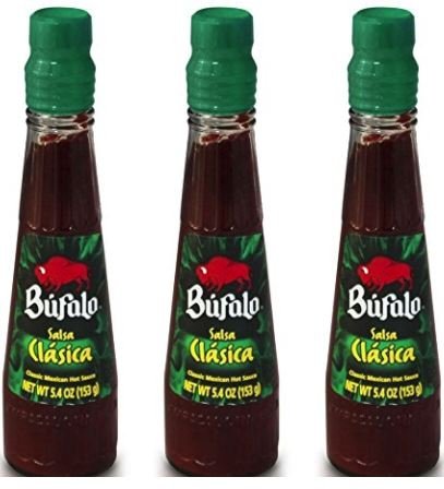 Bufalo Salsa Clasica Mexican Hot Sauce 5.4 oz (Pack of 3) - Nativo