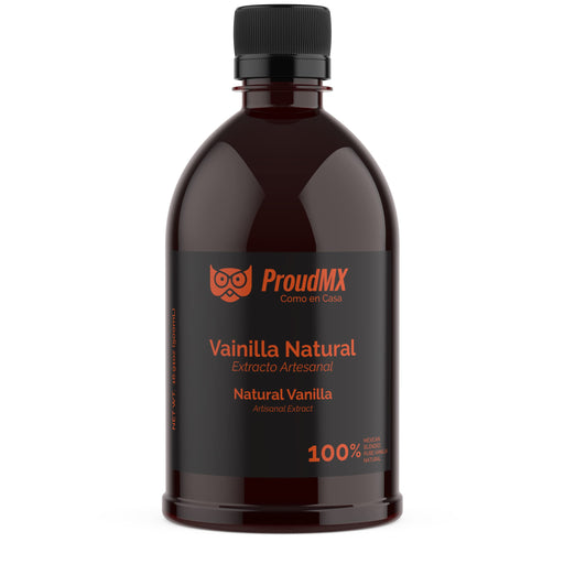 ProudMx Mexican Natural Vanilla Extract - Pure for Baking & Cooking , 16.91Oz Made from Authentic Mexican Vanilla Beans - Recipes for Culinary Excellence - Premium Vanilla for Exquisite Delights - Nativo