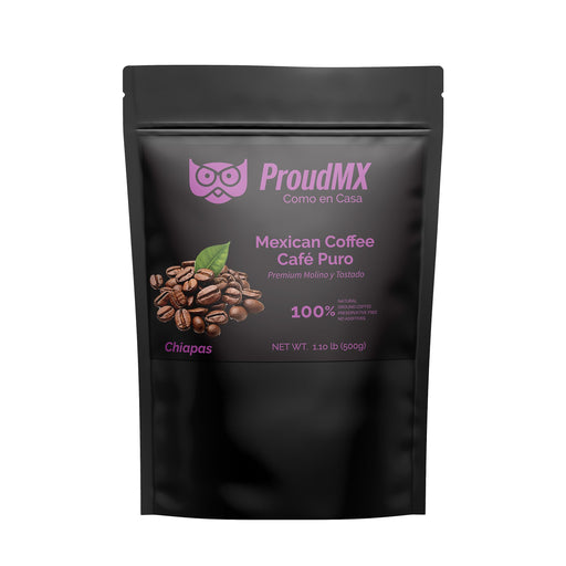 Premium Mexican Coffee ProudMX - Roasted Richness from Chiapas - Nativo