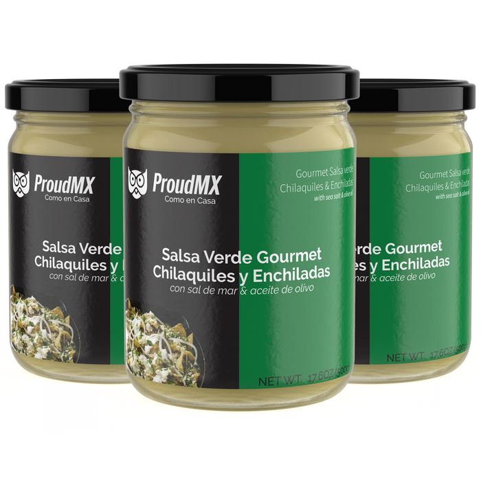 Authentic Mexican Green Sauce for Enchiladas and Chilaquiles ProudMX - Salsa verde - Nativo