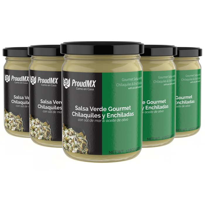 Authentic Mexican Green Sauce for Enchiladas and Chilaquiles ProudMX - Salsa verde - Nativo