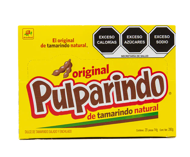 Tamarind Mexican Candy Pulparindo by De La Rosa - 20 ct - Nativo