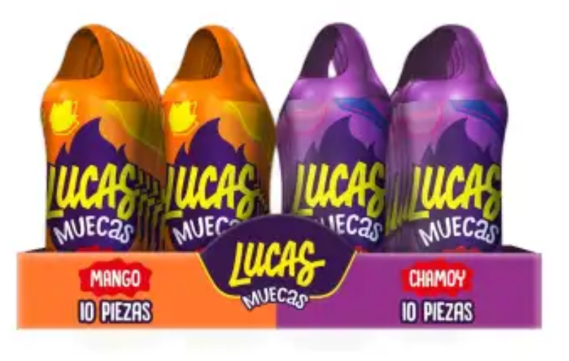 Lucas Muecas Mango and Chamoy Palette with Chili Powder 20 pcs - Nativo