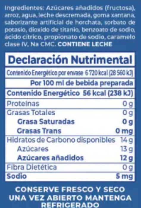 Concentrated Del Sol Rice Horchata 2 L - Nativo