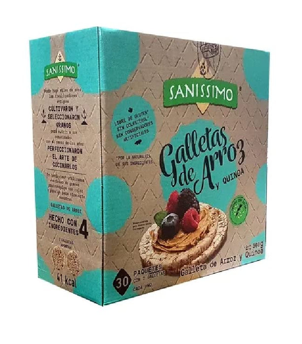 Sanissimo Rice and Quinoa Cookies 360 g - Nativo